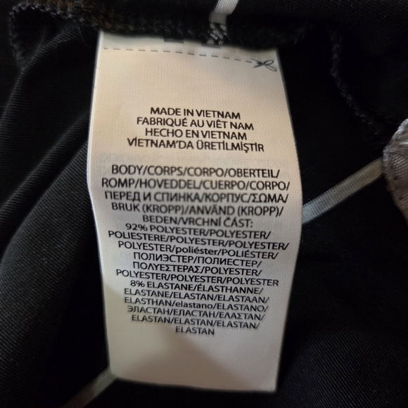 Polo Ralph Lauren Performance Black and White Striped Polo Shirt Small - Picture 4 of 5